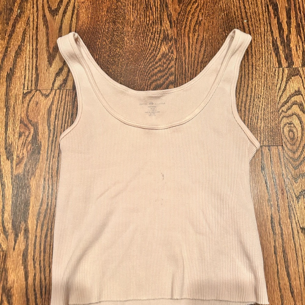 Women's Beige Tank Top